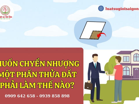Trình tự, thủ tục chuyển nhượng một phần thửa đất mới nhất năm 2025?