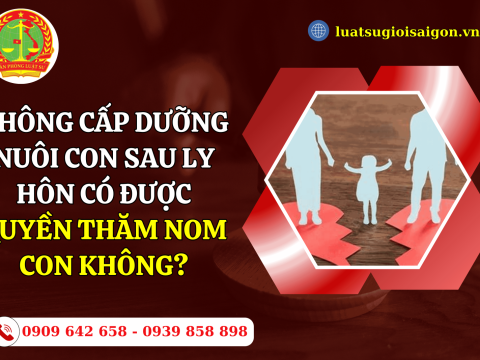 Năm 2025, không cấp dưỡng nuôi con sau ly hôn có được quyền thăm nom con không?