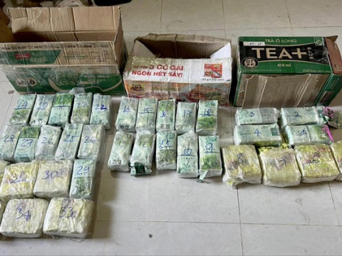  Phá đường dây vận chuyển hơn 290kg ma túy từ Lào về Việt Nam.