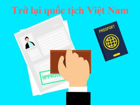 Thủ tục xin trở lại quốc tịch Việt Nam được thực hiện như thế nào?