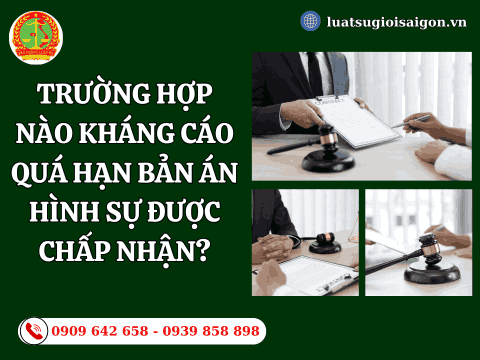Trường hợp nào kháng cáo quá hạn bản án hình sự được chấp nhận?