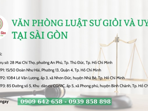 Luật sư giỏi và uy tín tại Sài Gòn