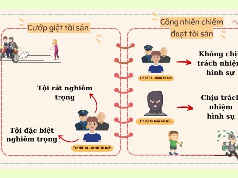 Phân biệt Tội cướp giật tài sản và Tội công nhiên chiếm đoạt tài sản