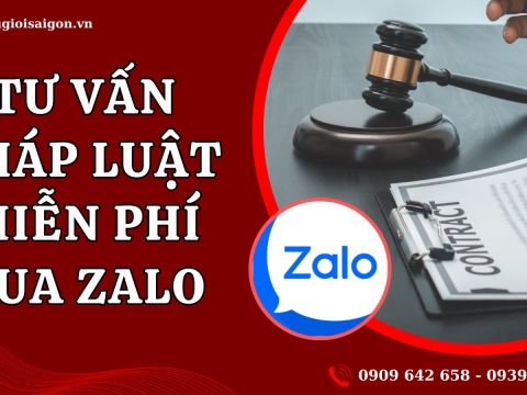 Tư vấn pháp luật miễn phí qua zalo