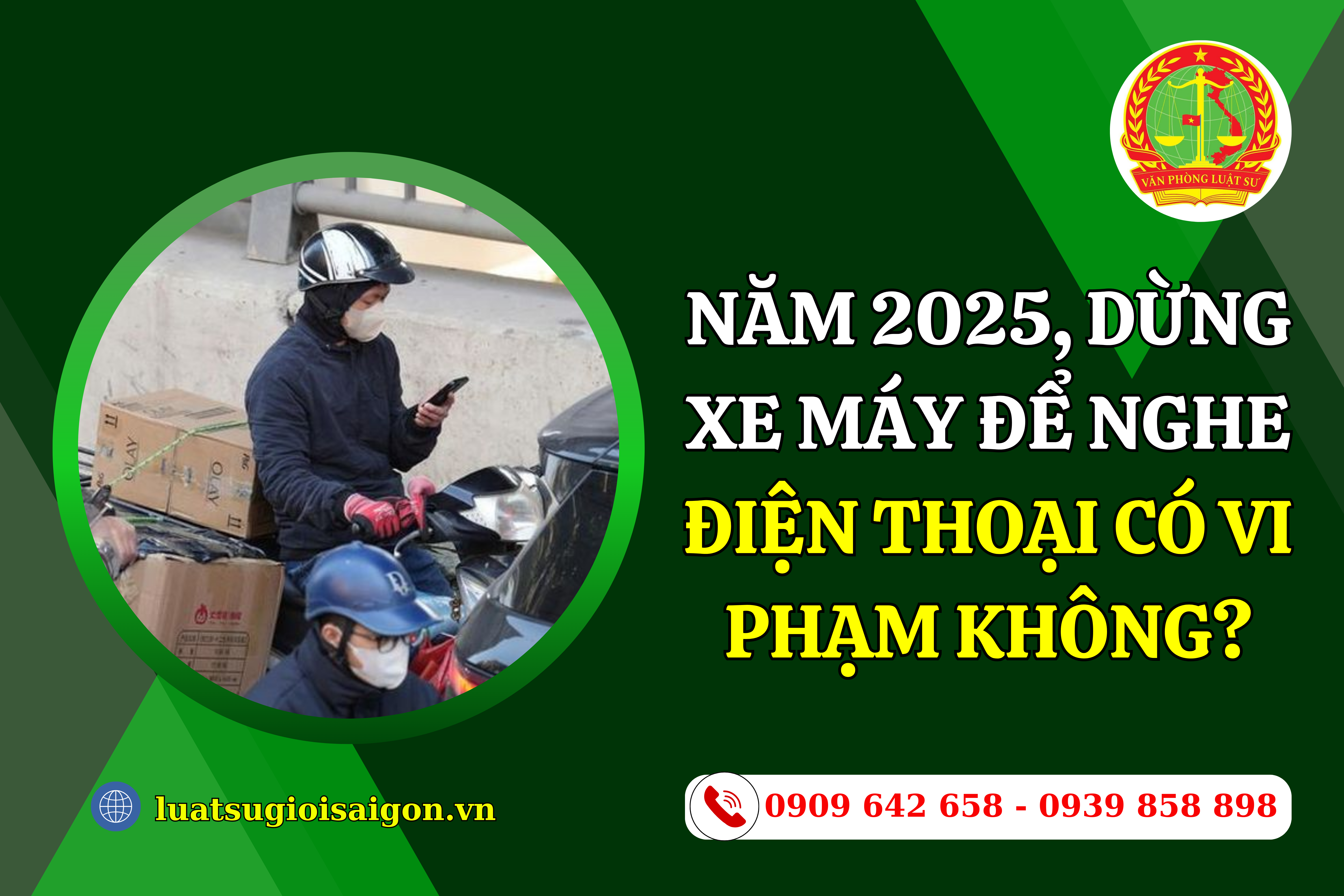 dung xe nghe dien thoai 