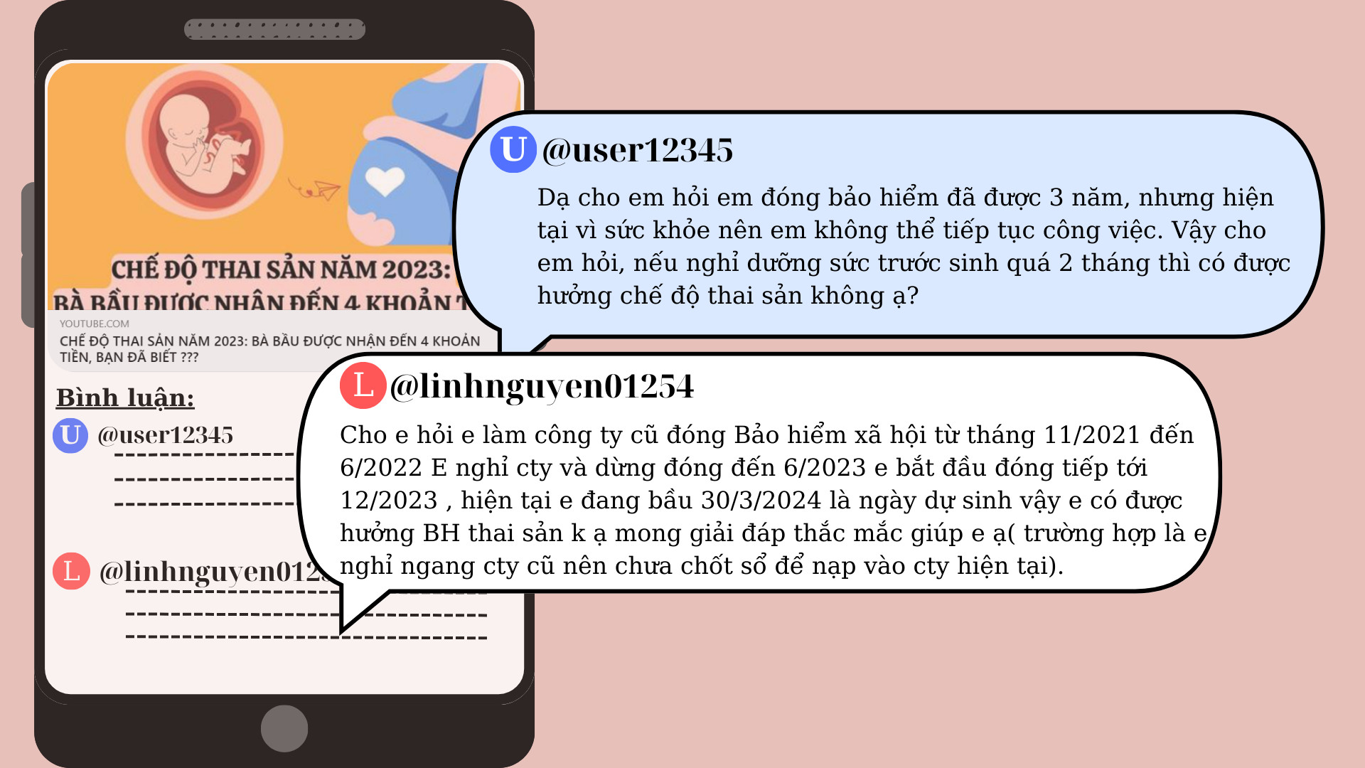 Giải đáp thắc mắc về chế độ thai sản