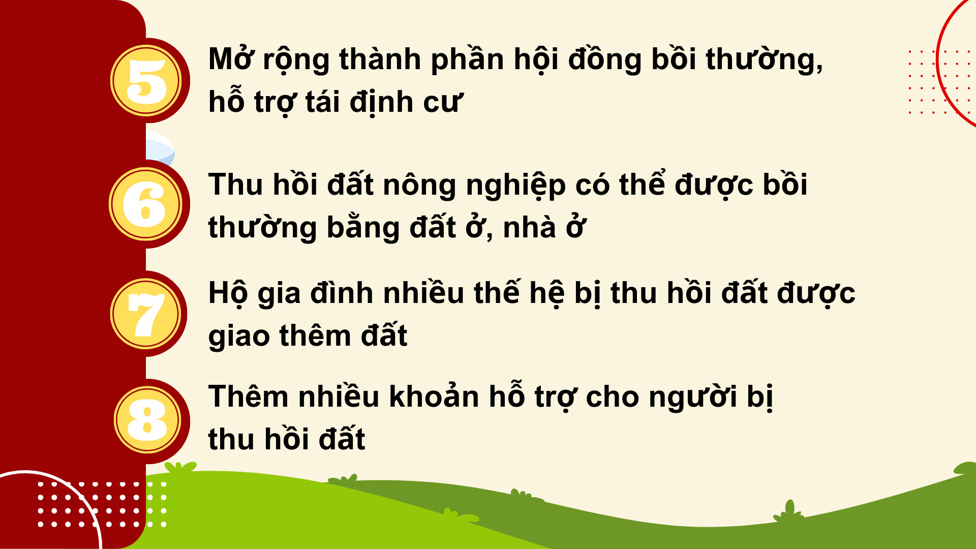 Điểm mới về bồi thường trong Luật Đất đai 2024