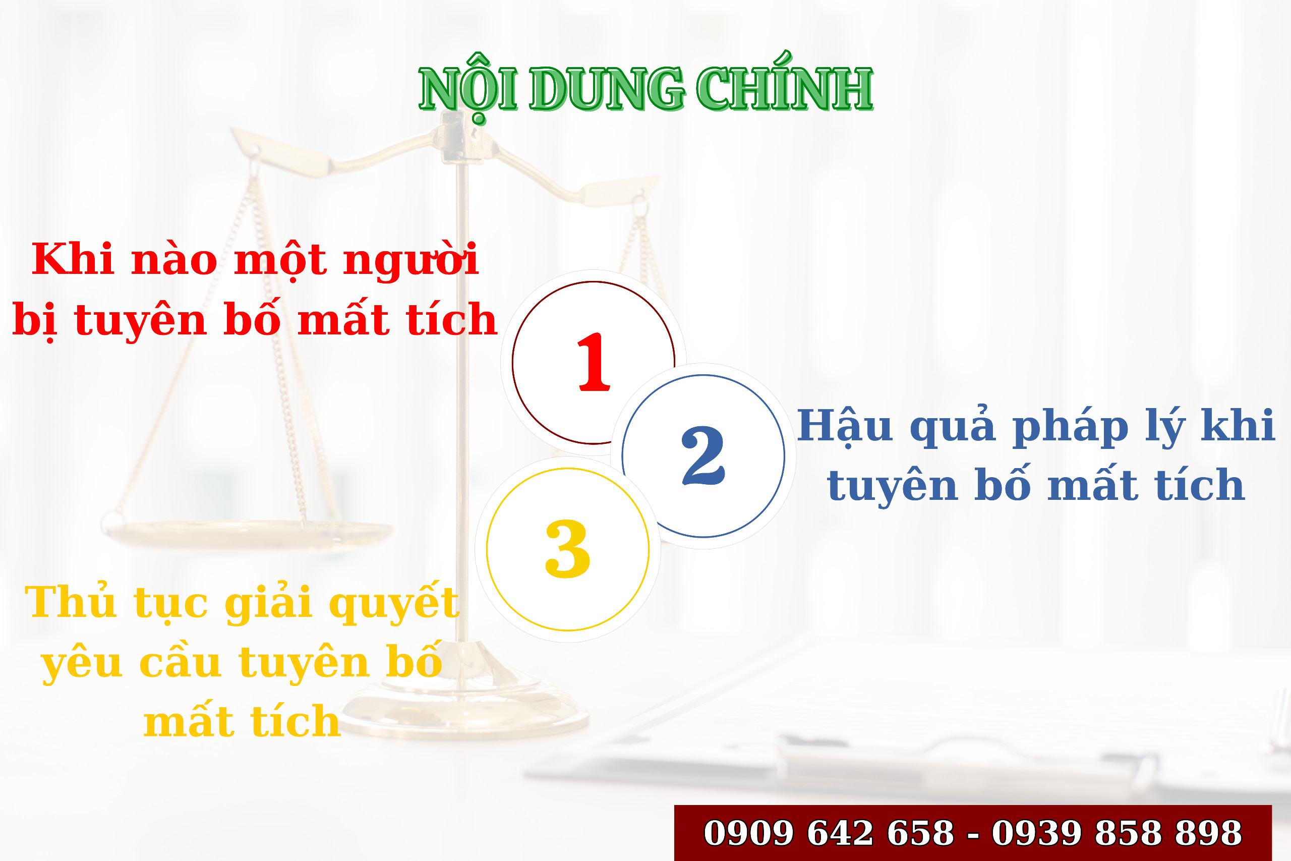 luật sư giỏi tư vấn tuyên bố cá nhân mất tích