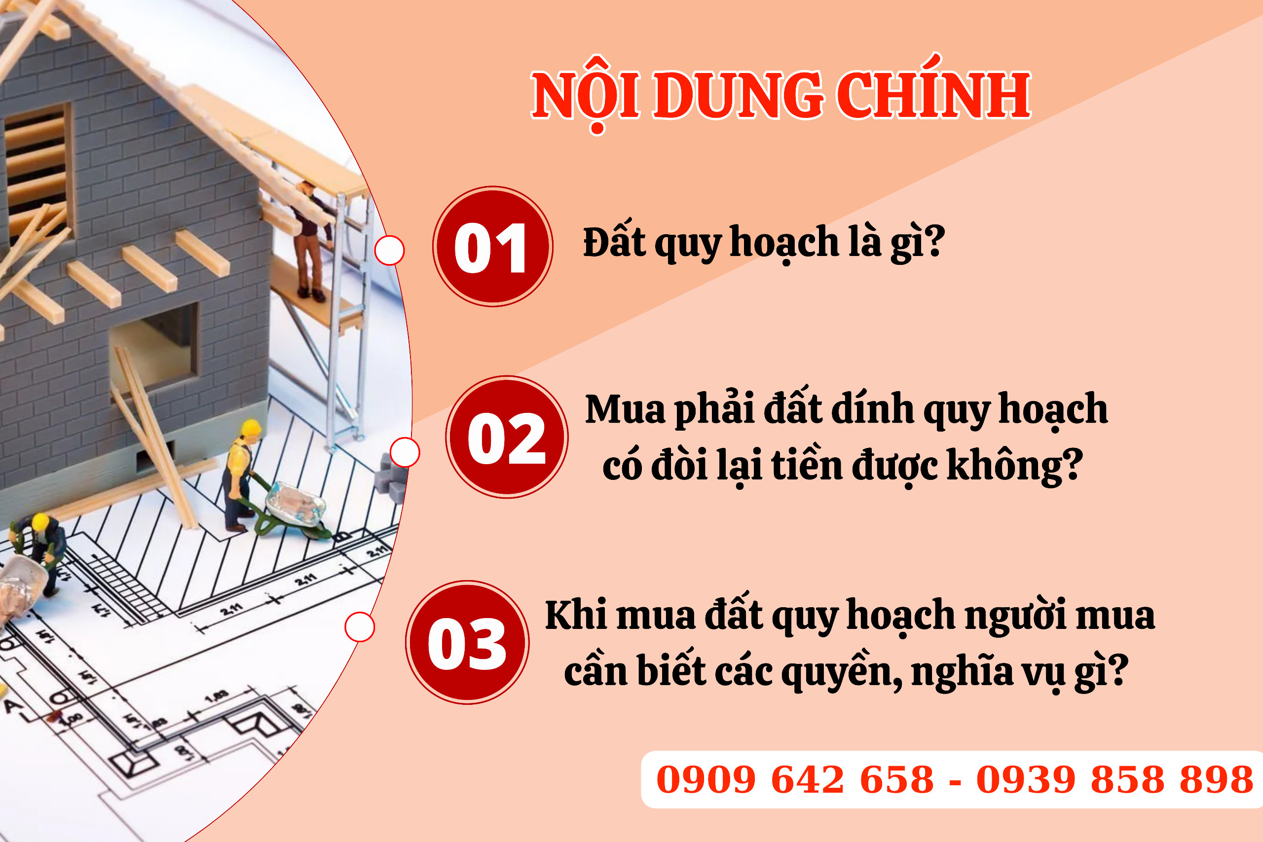 Luật sư giỏi tư vấn mua phải đất quy hoạch cần làm gì?